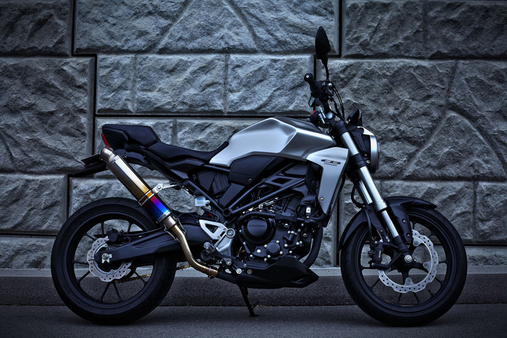 CB250Rチタンマフラー