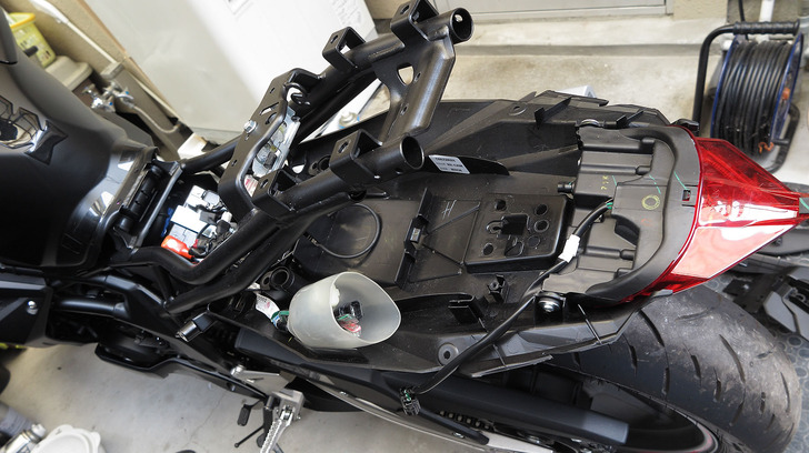 CBR250RRリアフェンダー