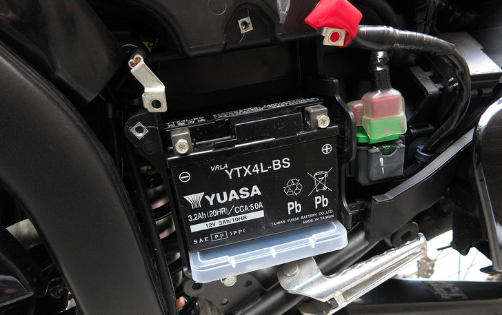 CRF250RALLYバッテリー軽量化