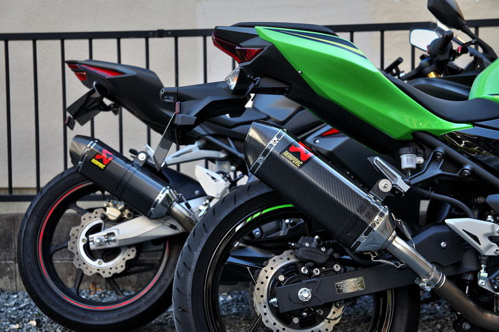 Ninja400社外品マフラー