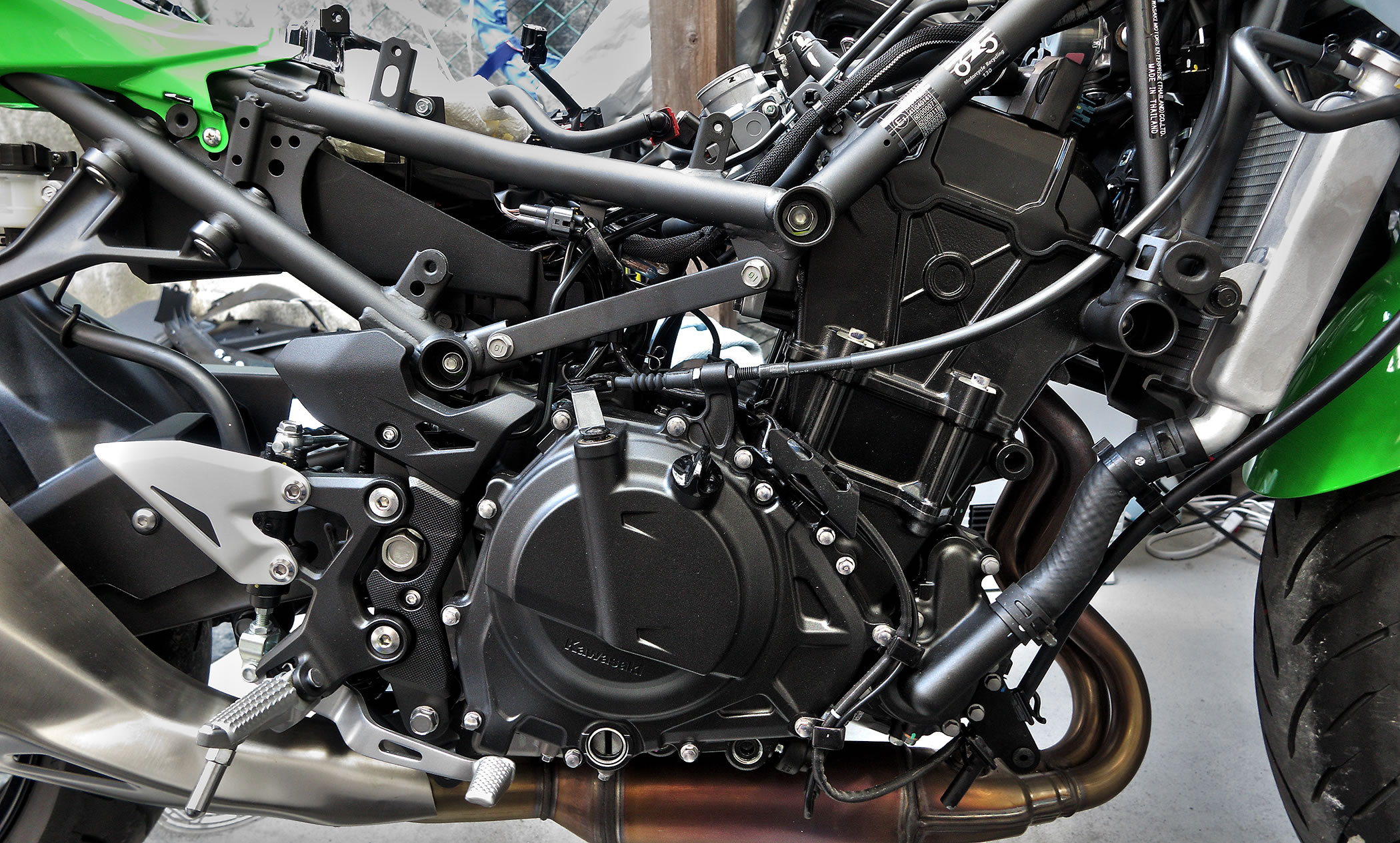 Ex400g Ninja400のカウルを外しましたの巻 シモケンサイズのバイク専用ブログ