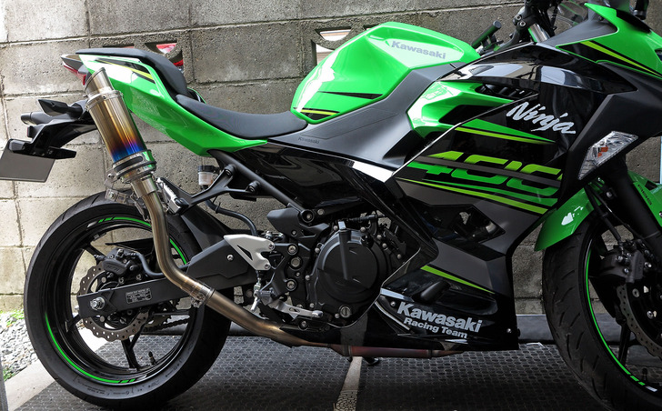 Ninja400チタンマフラー
