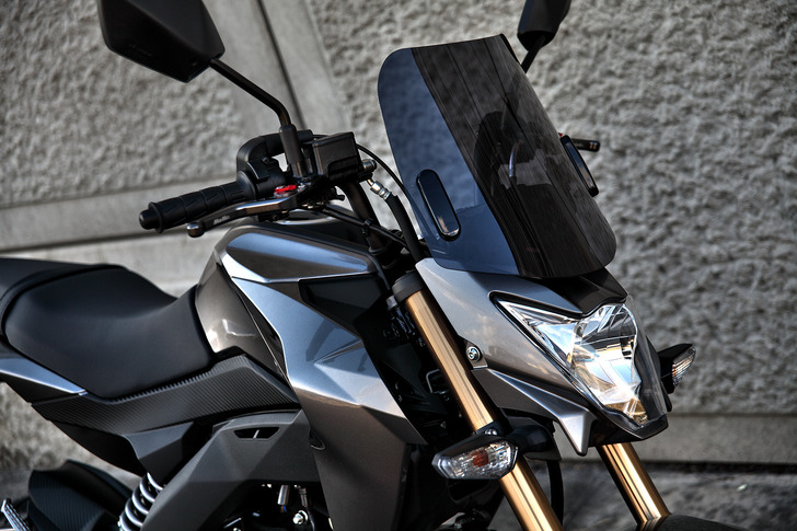 Z125PROスクリーンバイザー